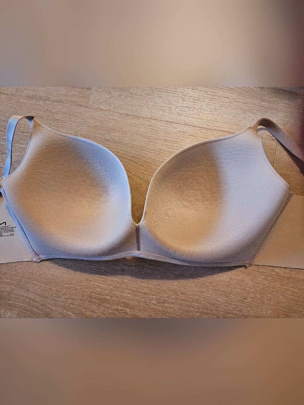 Maidenform Self Expressions Women's Wireless Push-Up T-Shirt Bra Beige - Sz 40D - Picture 3 of 4